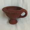 clay dhoop daani, mitti dhoop daani, dhoop daani with handle, incense holder clay, terracotta dhoop stand, handmade dhoop daani, pooja dhoop burner, loban burner clay, sambrani dhoop holder, clay incense burner, traditional dhoop stand, eco-friendly incense holder, clay camphor burner, spiritual clay items, mitti dhuni stand
