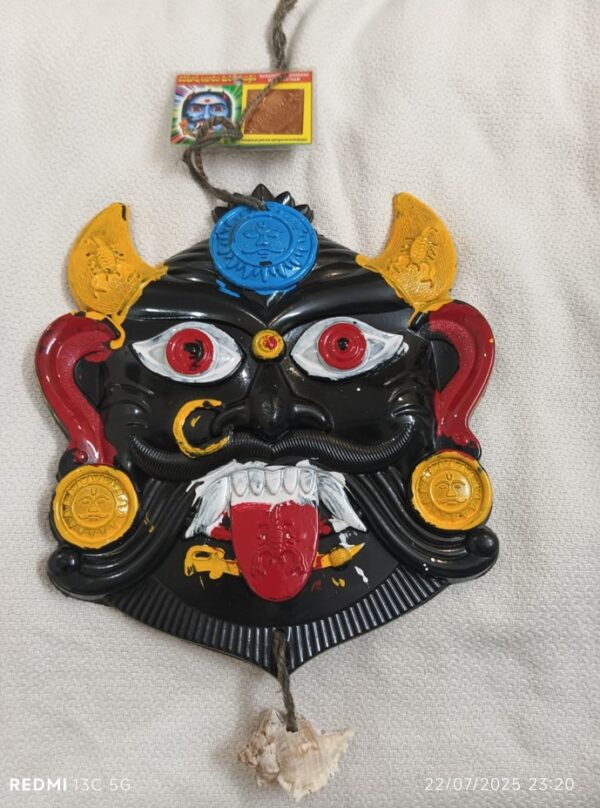 nazar suraksha kawach, evil eye protector, drishti bommai, nazar battu, wall hanging nazar battu, nazar dosh remedy, evil eye wall hanging, home entrance protection, nazar protection charm, vastu remedy item, plastic evil eye hanging, shop entrance nazar battu, drishti nivaran kawach, traditional indian wall hanging, spiritual home decor