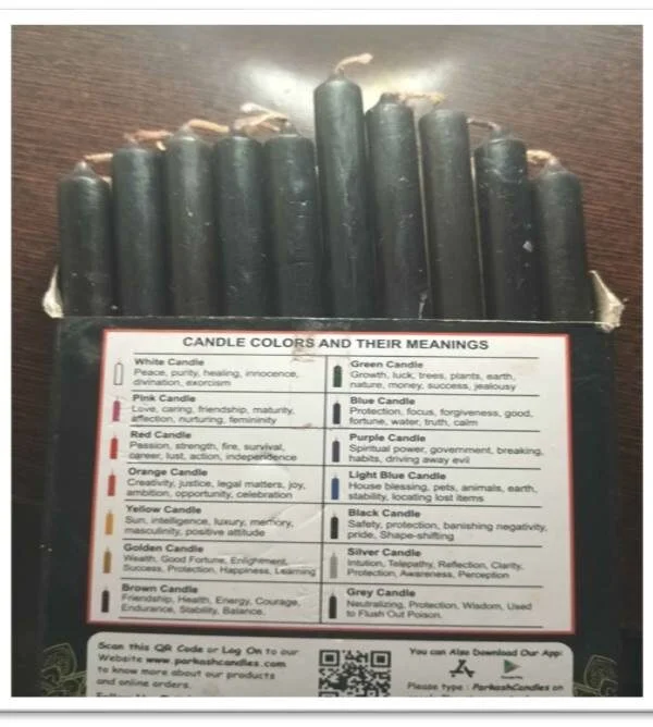 black spell candle,