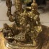 Elegant Shiva Shakti Idol (3) Shiva Shakti idol, Shiva Shakti statue, divine brass idol, spiritual home decor, Hindu god statues, Lord Shiva and Parvati idol, vastu idols for home, meditation room decor, Indian religious gifts, spiritual gifts for home.