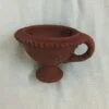 clay dhoop daani, mitti dhoop daani, dhoop daani with handle, incense holder clay, terracotta dhoop stand, handmade dhoop daani, pooja dhoop burner, loban burner clay, sambrani dhoop holder, clay incense burner, traditional dhoop stand, eco-friendly incense holder, clay camphor burner, spiritual clay items, mitti dhuni stand