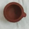 clay dhoop daani, mitti dhoop daani, dhoop daani with handle, incense holder clay, terracotta dhoop stand, handmade dhoop daani, pooja dhoop burner, loban burner clay, sambrani dhoop holder, clay incense burner, traditional dhoop stand, eco-friendly incense holder, clay camphor burner, spiritual clay items, mitti dhuni stand